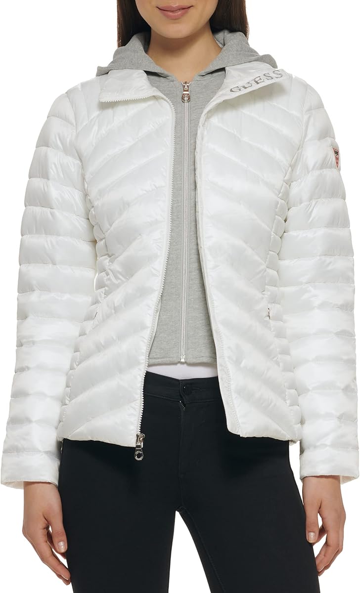 chaqueta ligera plegable para mujer – Acolchada, acolchado de transición