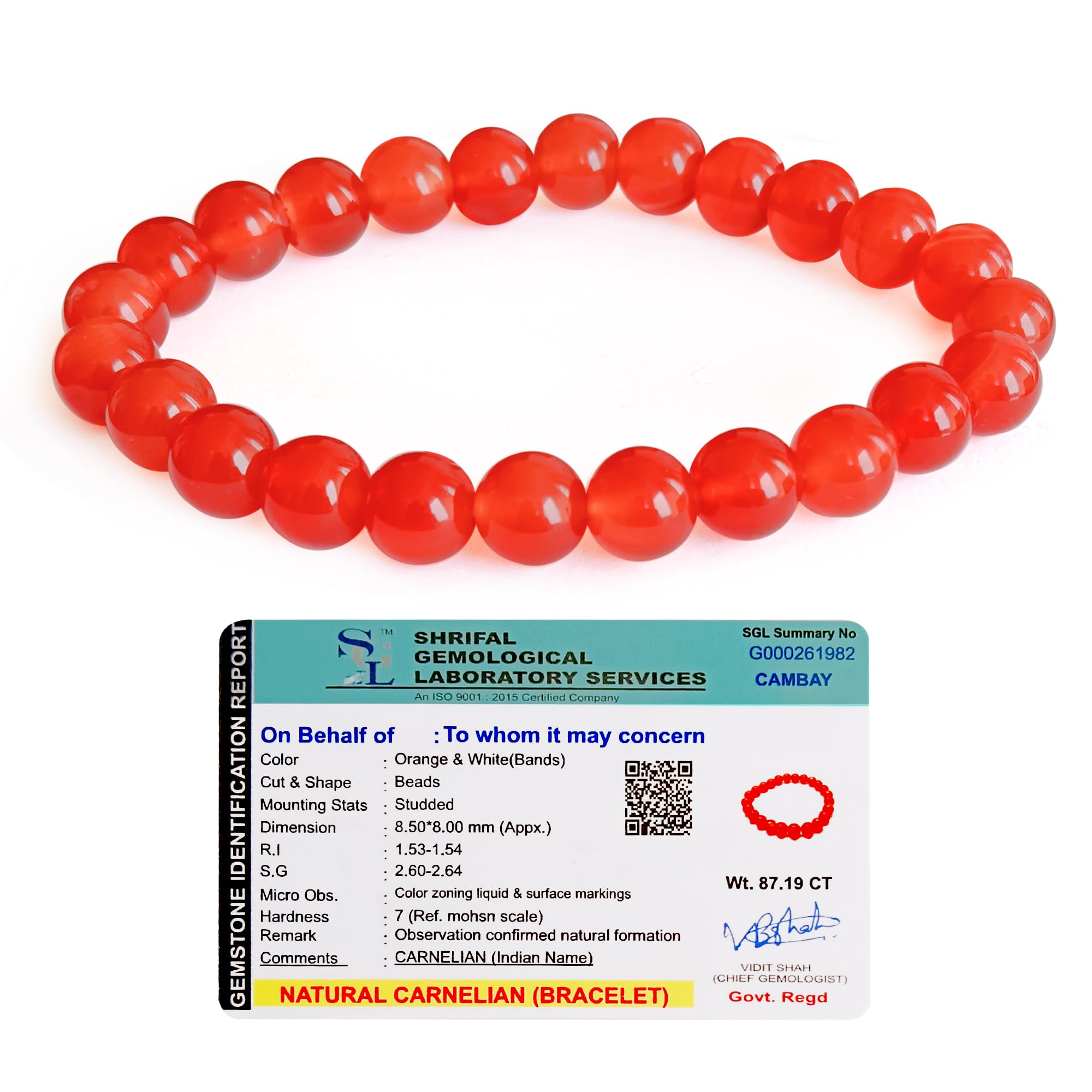 See full amazon price history chart for Natural Carnelian Bracelet - Certified Original Carnelian Orange Stone Bracelet with Lab Certificate for Confidence, Endurance, Creativity, Prosperity, and Sacral Chakra Healing - 8MM Beads (7.5 Inch) Natural Carnelian Bracelet - Certified Original Carnelian Orange Stone Bracelet with Lab Certificate for Confidence, Endurance, Creativity, Prosperity, and Sacral Chakra Healing - 8MM Beads (7.5 Inch) (B0DCNQXK4M) Amazon Price History, Amazon Price Tracker