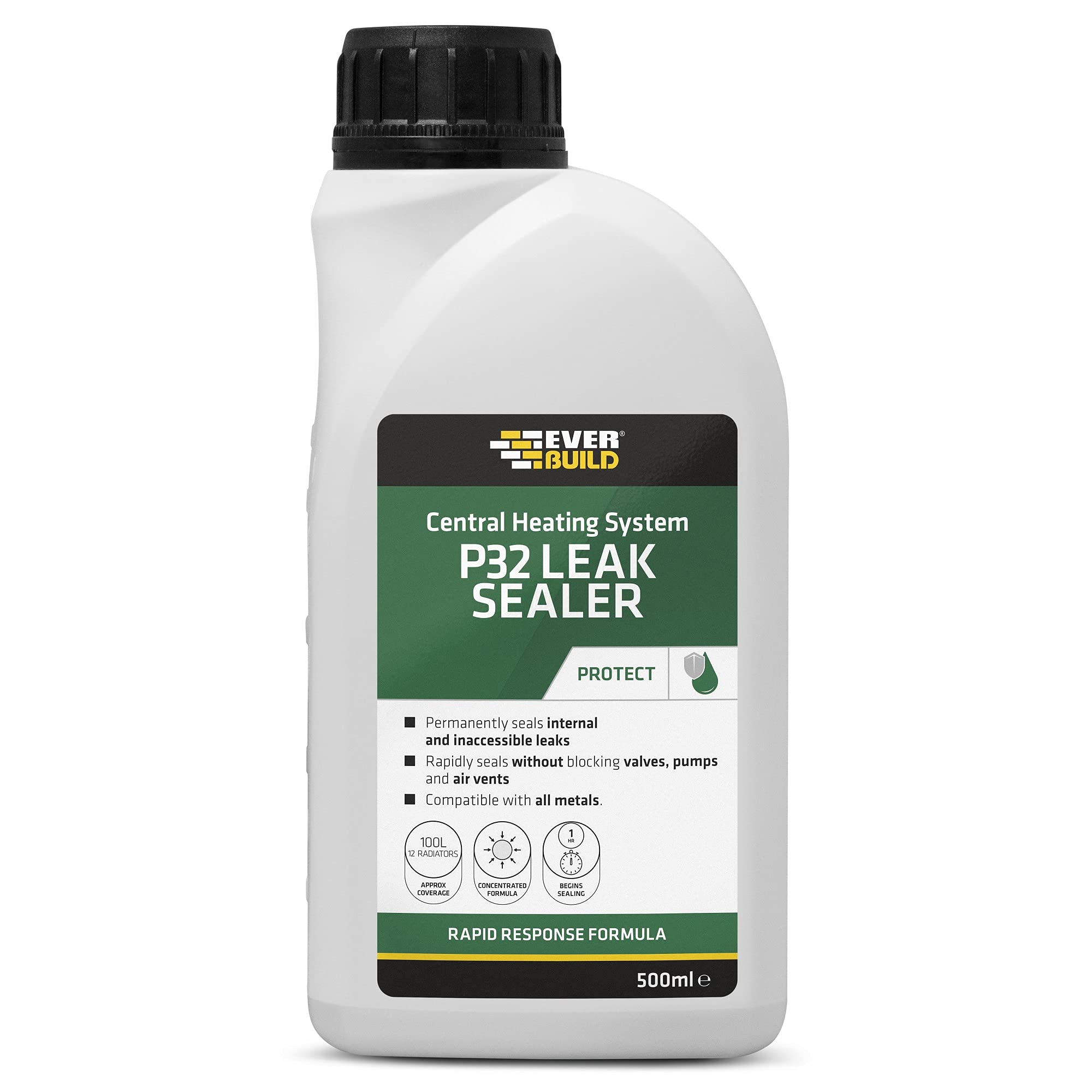 Everbuild P32 Central Heating System Leak Sealer, 500 ml