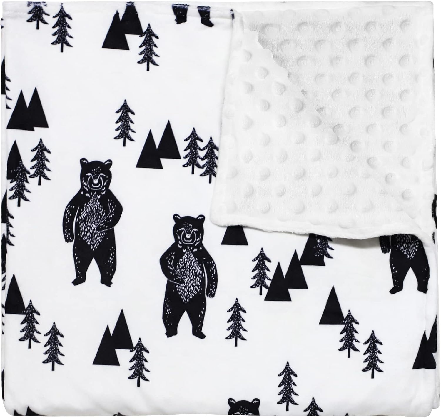 TANOFAR Bear Baby Blankets, Minky Toddler Blanket for Boys Girls, Dotted Backing, Double Layer, Crib Receiving Blanket, for Nursery/Stroller/Toddler Bed/Carseat, 30 x 40 Inch TANOFAR Bear Baby Blankets, Minky Toddler Blanket for Boys Girls, Dotted Backing, Double Layer, Crib Receiving Blanket, for Nursery/Stroller/Toddler Bed/Carseat, 30 x 40 Inch
