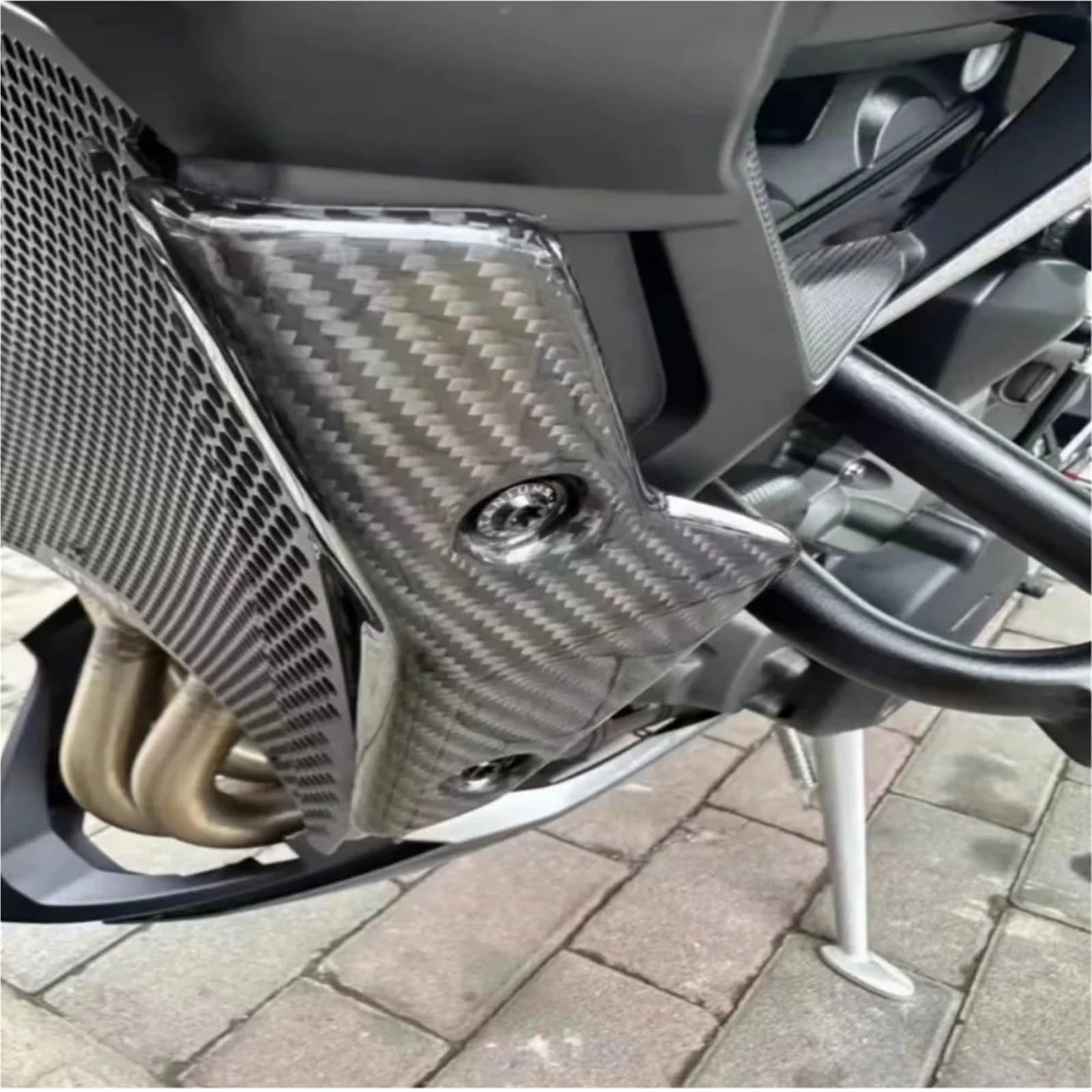 Motocykl Przednia Osłona Chłodnicy Osłony Chłodnicy, Panele Boczne, Pasujące Do Motocykla Triumph Street Triple 765 RS 2018-2023, W Pełni Suche, Z Włókna Węglowego Akcesoria Motocyklowe