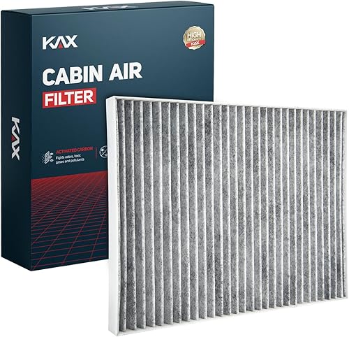 KAX CF10709 - Filtro de aire de cabina de repuesto para Sportage, Tucson, Accent, Rio, Forte, Veloster, Genesis Coupe, Rondo con filtro de aire de