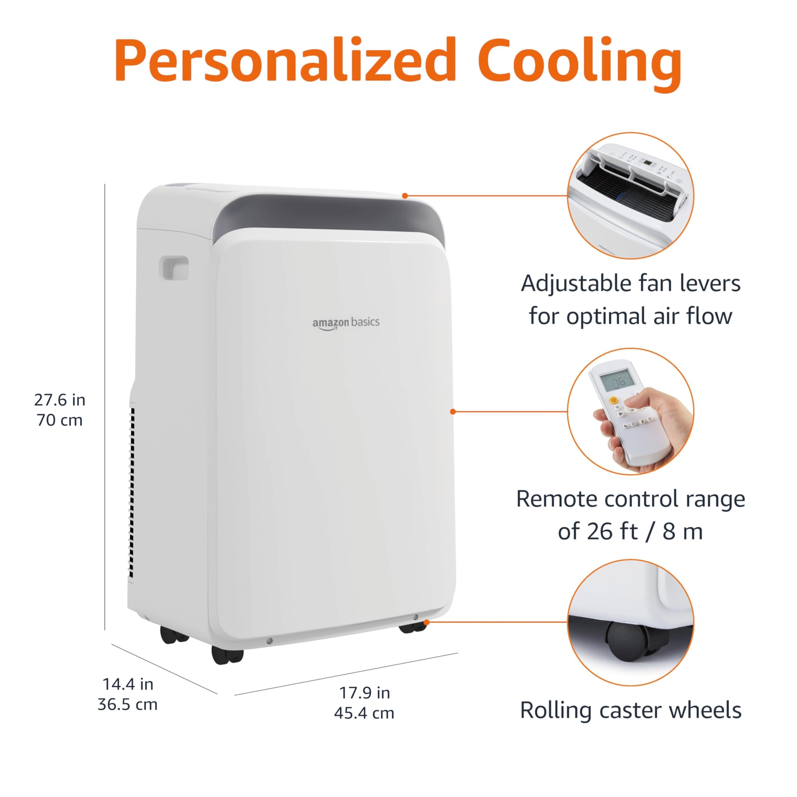 Amazon.com: Amazon Basics 3-In-1 Portable Air Conditioner with