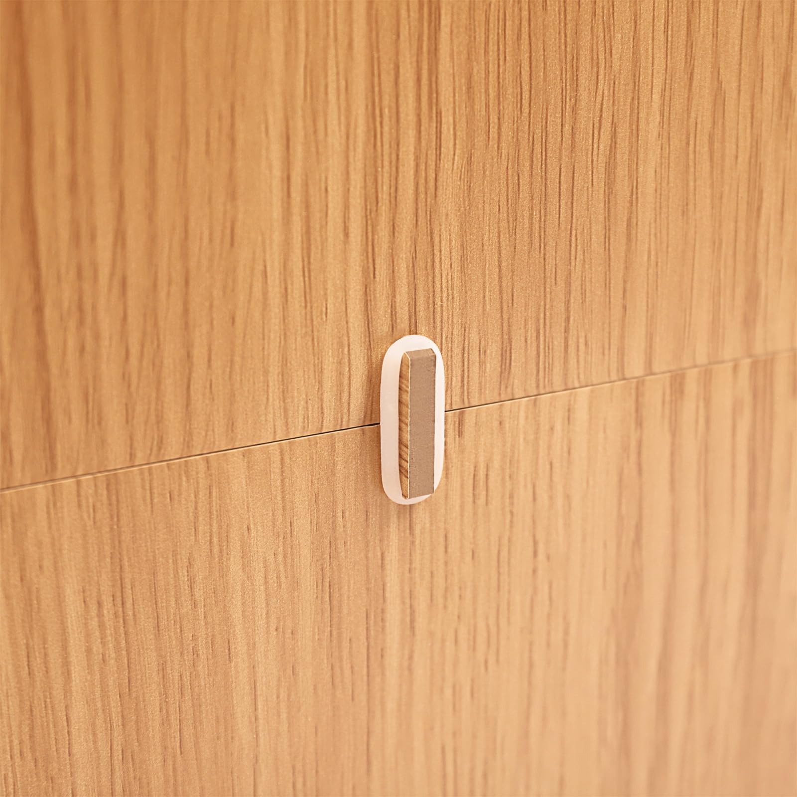 Organizer da scrivania a 18 scomparti, formato A4, 51,8 x 33 x 49 cm, in legno di quercia dorata