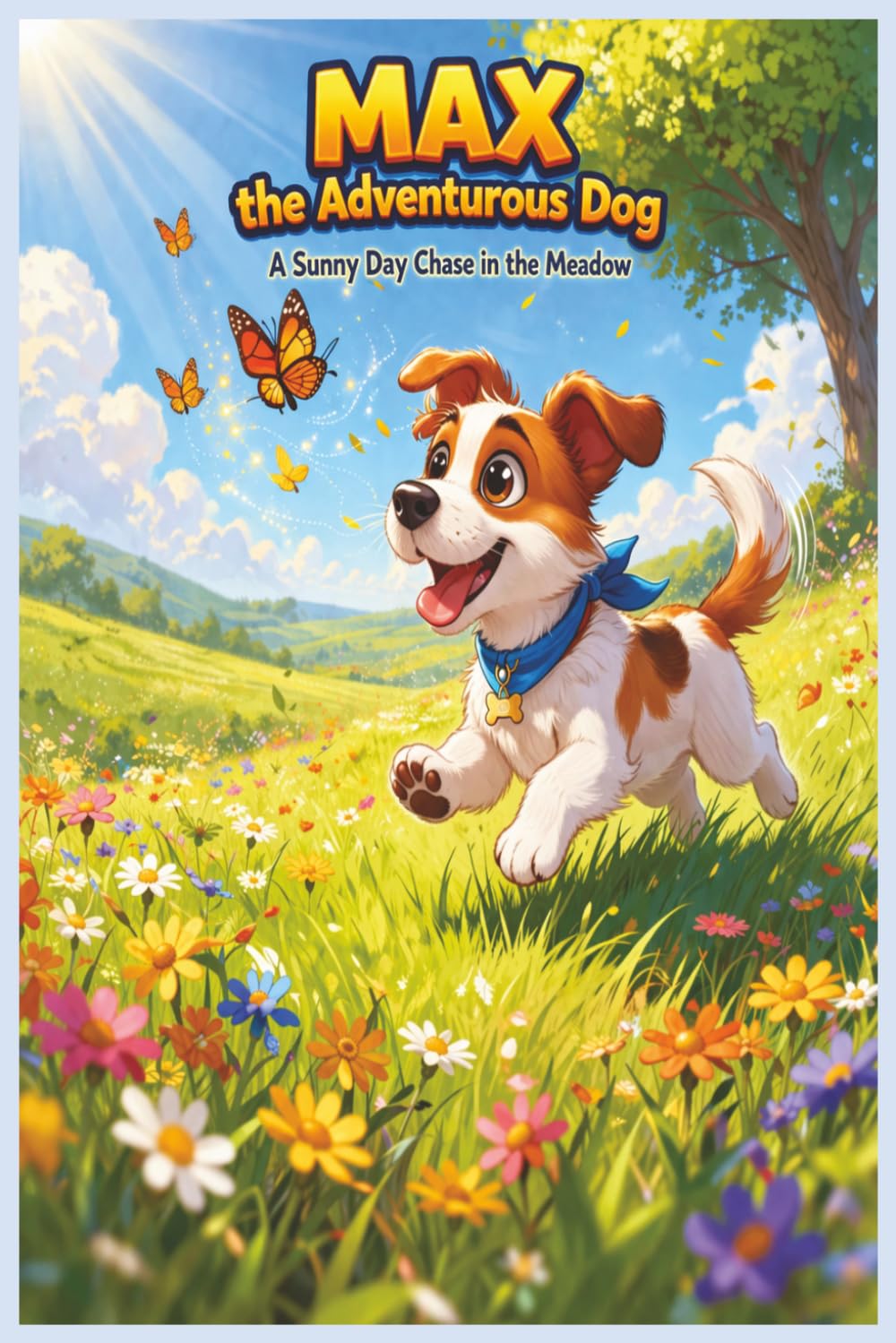 Max the Adventurous Dog: A Sunny Day Chase in the Meadow (Stories for Kids: Fun, Imagination & Learning)