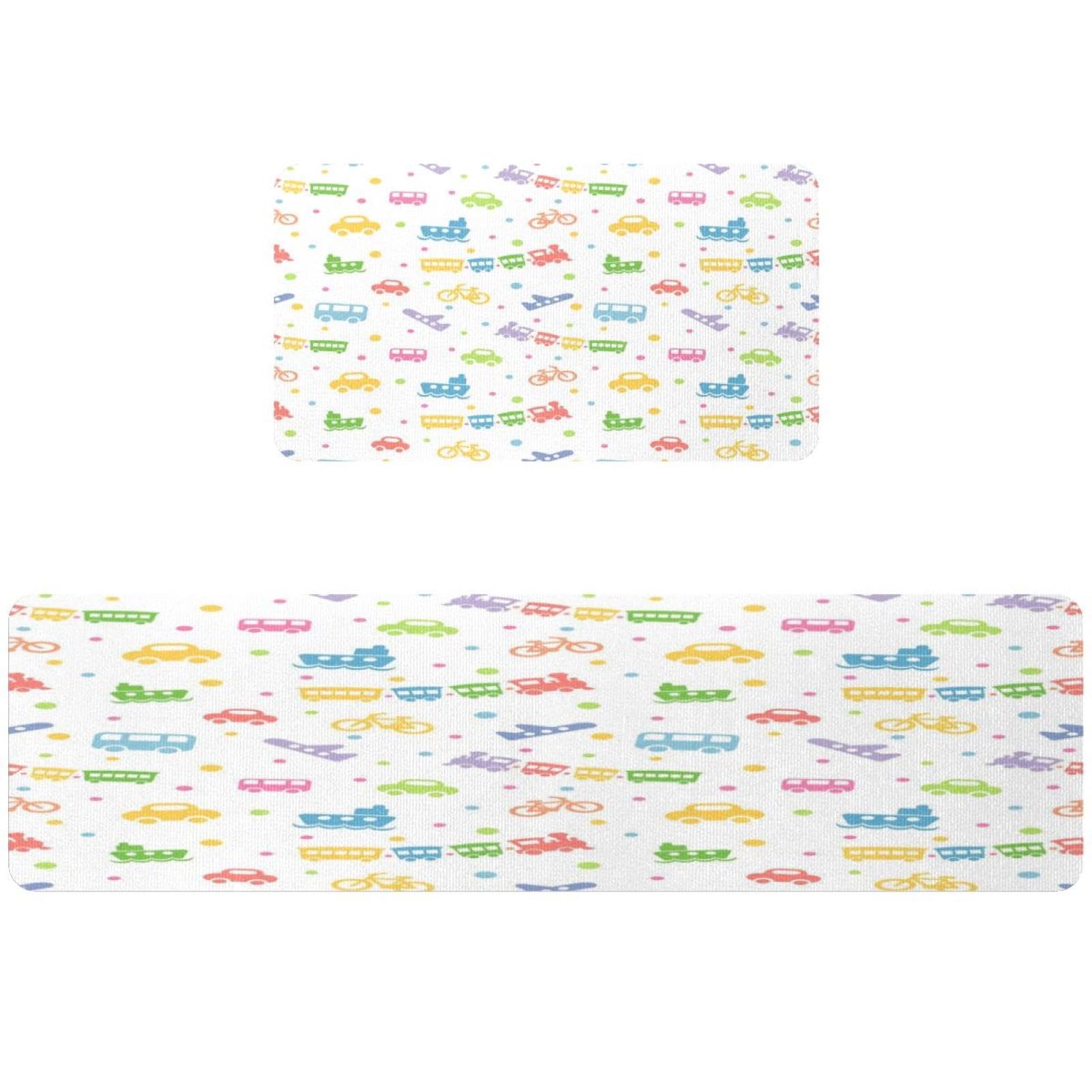 Tapis de cuisine absorbant avec envers antidérapant pour couloir et cuisine