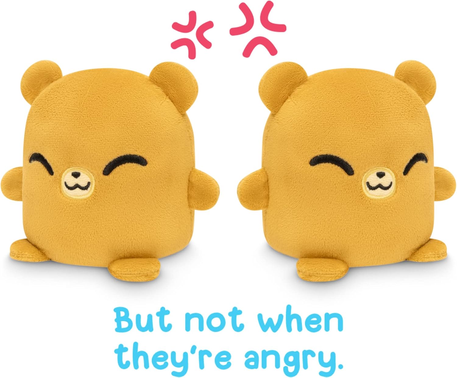 TeeTurtle - Plushmates - Father's Day - Super Dad Bear - Huggable and Soft Sensory Fidget Toy Stuffed Animals That Show Your Mood!