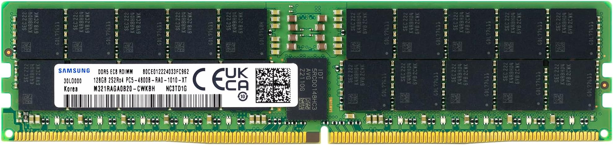 128gb Ddr5 4800mhz Pc5 38400 Ecc Rdimm 4rx4 2s2rx4 Ec8