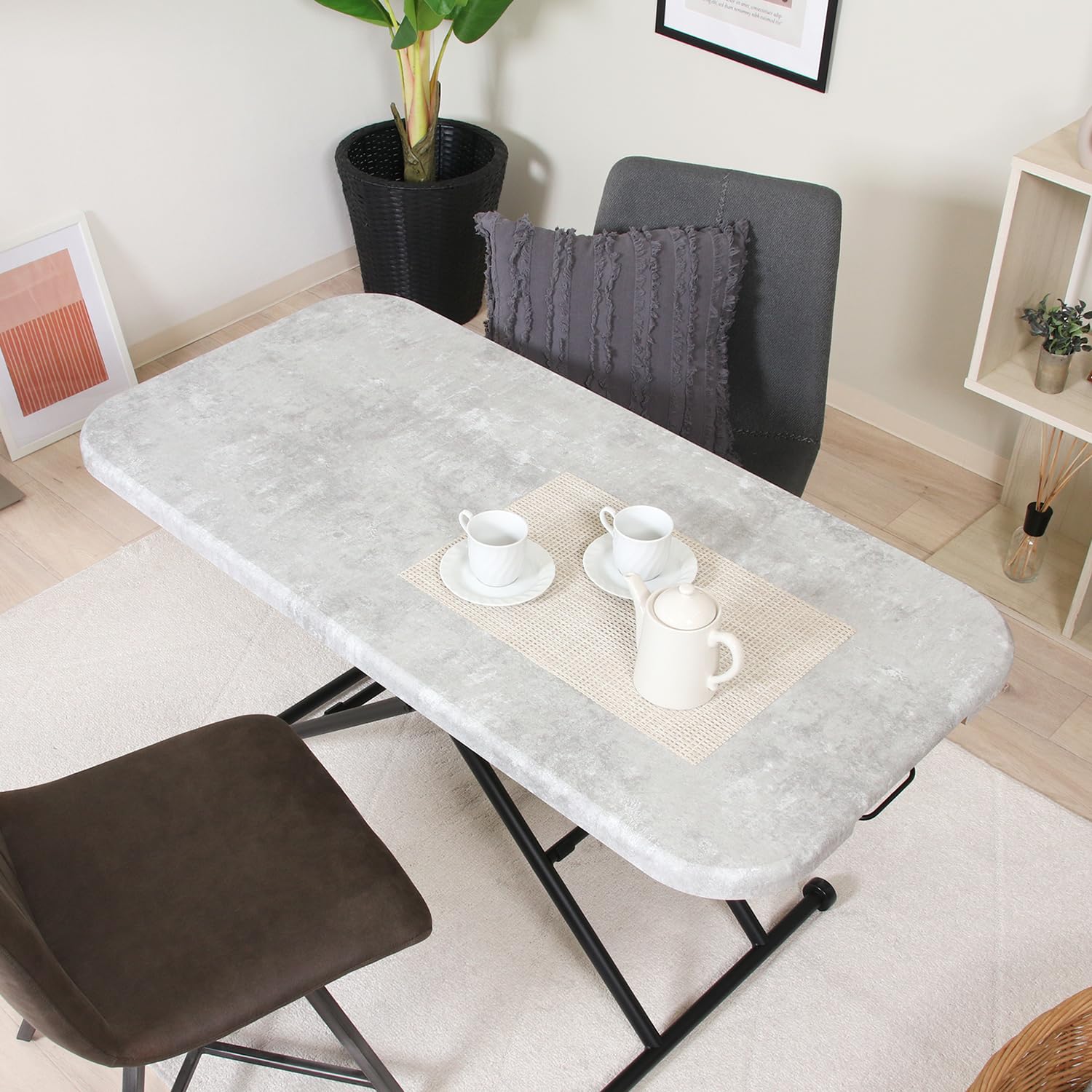 Amazon.co.jp : 不二貿易 ガス 昇降式テーブル センターテーブル