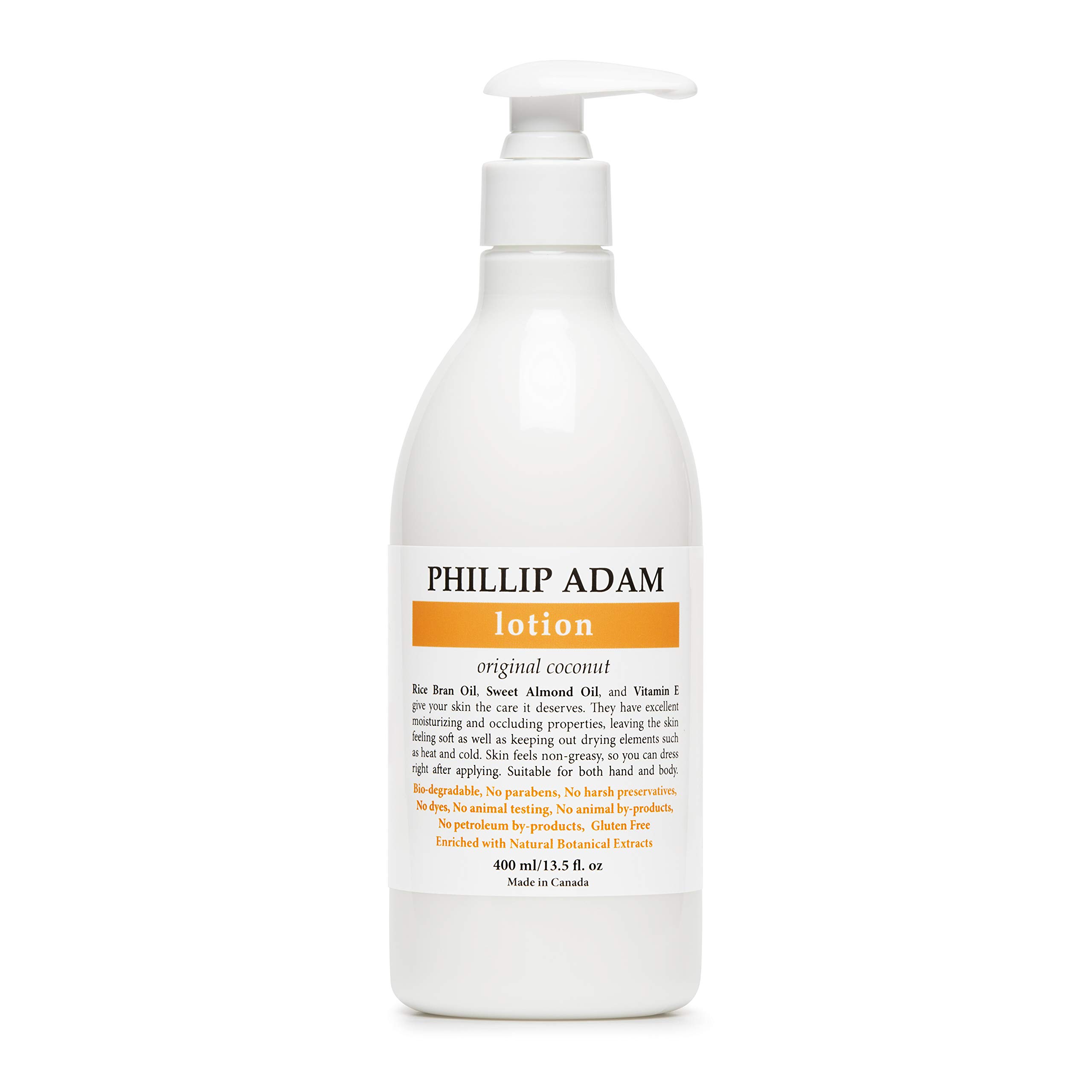 Phillip AdamLotion, Original Coconut, 13.5 fl oz (400 ml)
