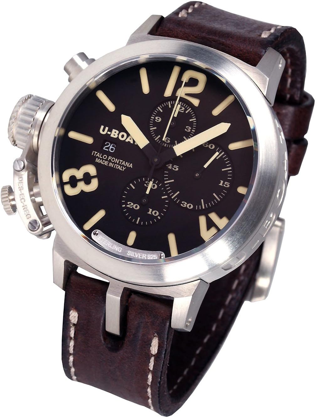UBoat Classico 48 Chrono Sterling Silver Limited Edition Amazon.de