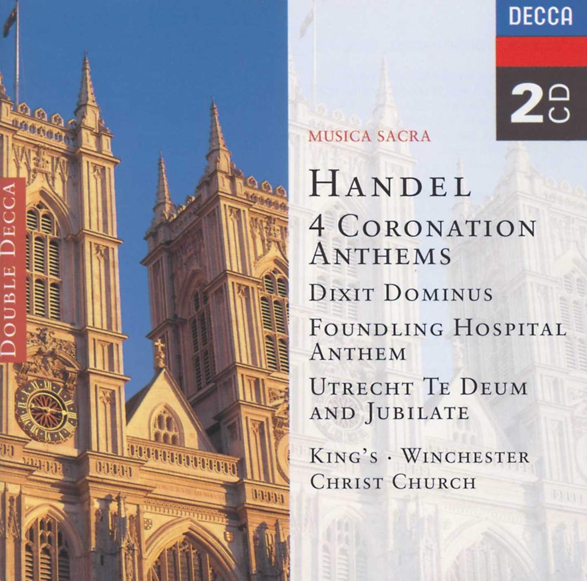 Handel: 4 Coronation Anthems / Dixit Dominus [Audio CD] KING's COLLEGE CHOIR CAMBRIDGE and HANDEL,GEORGE FRIDERIC