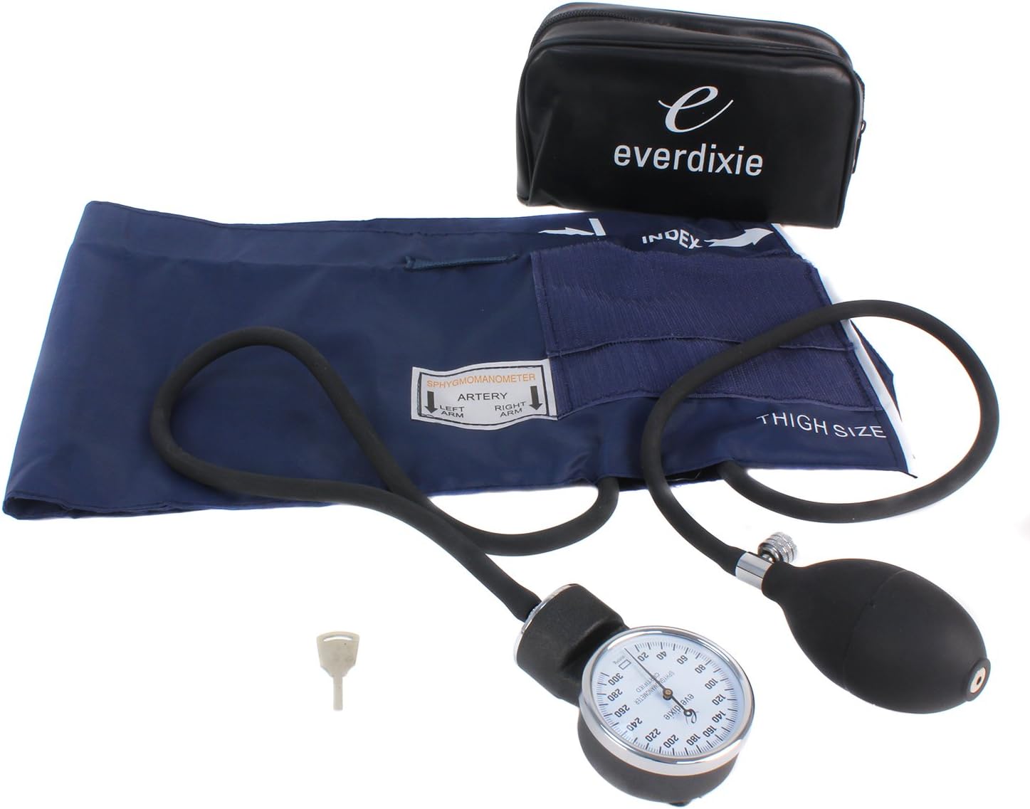 Dixie EMS Aneroid Sphygmomanometer – Thigh Size Blood Pressure Cuff Dixie EMS Aneroid Sphygmomanometer – Thigh Size Blood Pressure Cuff