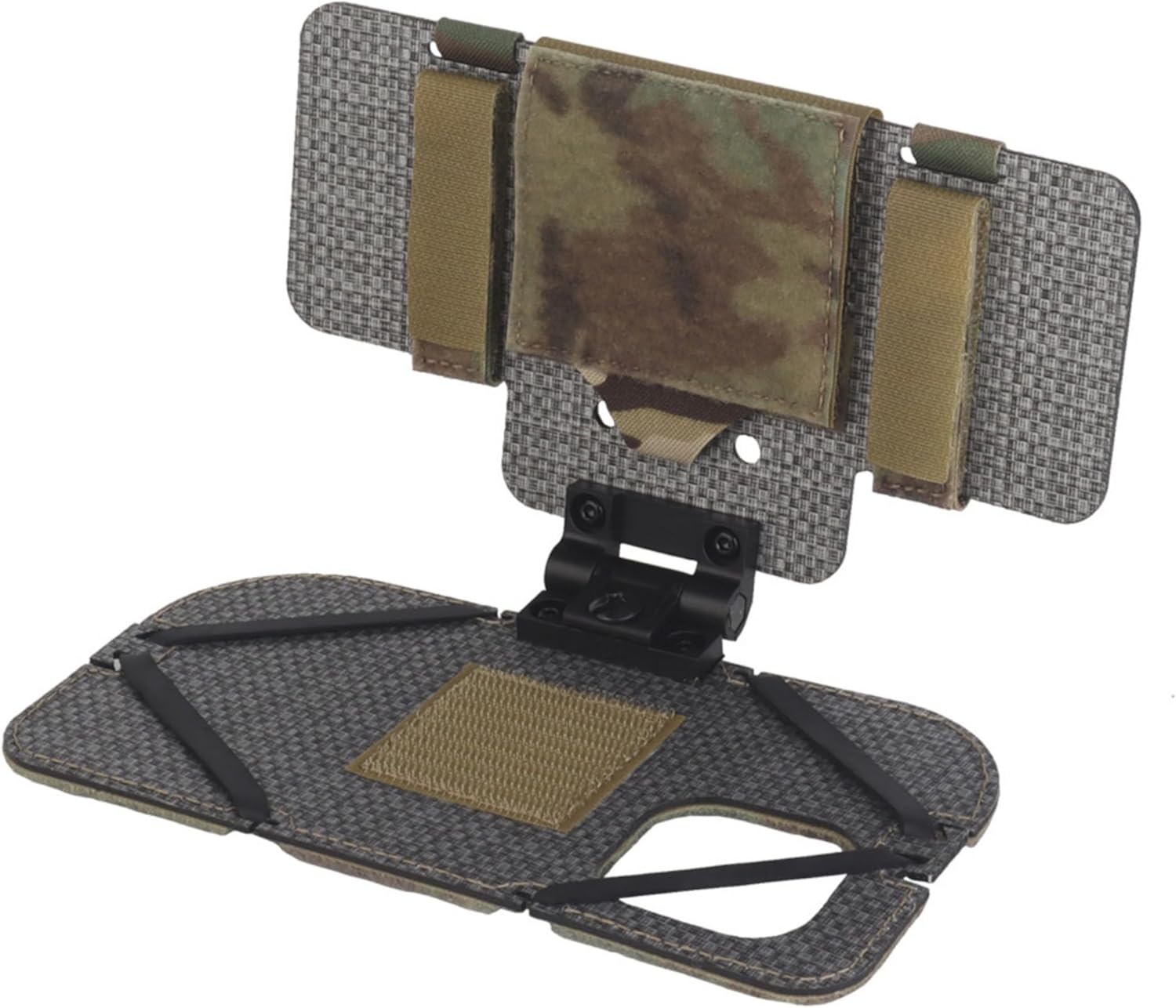 UniPro MB-05 Tactical Vest Navigation Mount for iPhone 15/16/17 Pro Max, MOLLE Compatible, Carbon Fiber & Nylon, MC Color