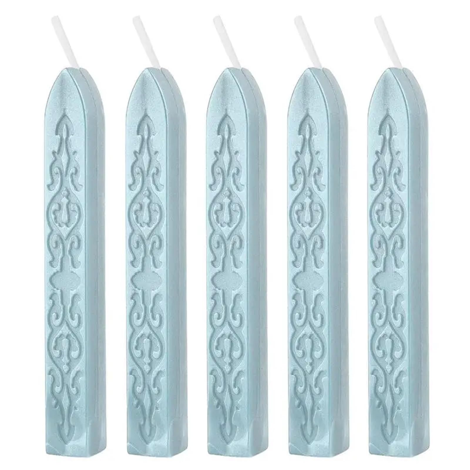 Lot de 30 bâtons de cire antique avec mèche pour enveloppes et invitations