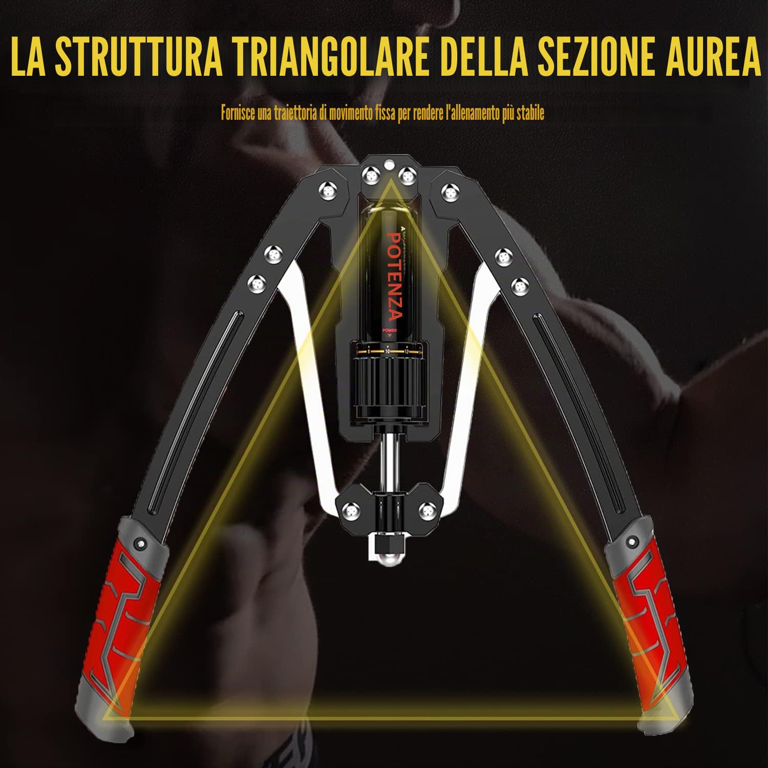 LEJIEYIN Power Twister di Potenza Idraulica Regolabile,Addestramento di Petto e Braccio Muscolo Pettorale Palestra Multifunzione Home Fitness