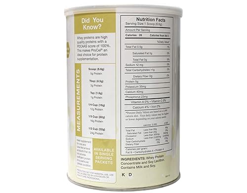 Miniatura 2 de Procel Proteína en polvo, lata de 10 onzas