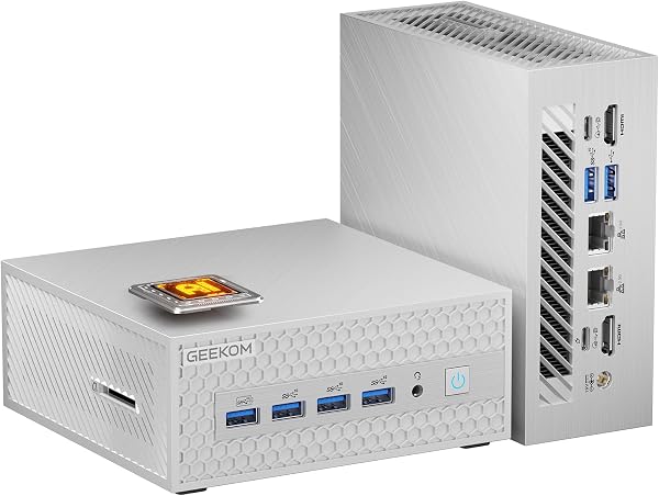 GEEKOM XT1 Mega AI Mini PC,14th Gen Intel Core Ultra U9-185H Processor (16C/22T,up to 5.1 GHz),32GB DDR5 2TB PCIe Gen4 S