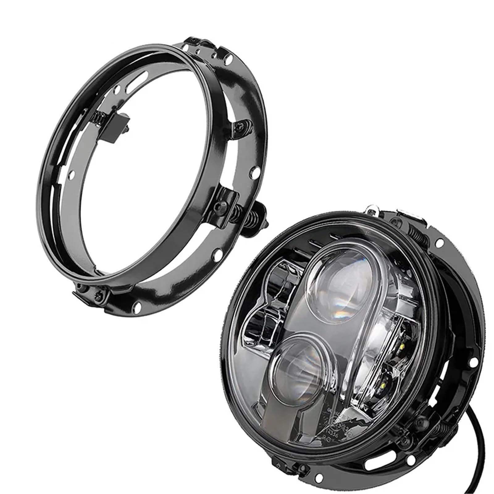 1 szt./2 . Uchwyt montażowy do 7-calowego pierścienia reflektora uchwytu lampy pasuje Jeep Wrangler JK TJ motocykl Uchwyt lampy przedniej