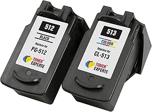 COLORETTO Per Canon PG-512XL,CL-513XL 512 513 XL Cartuccia - Foto 3