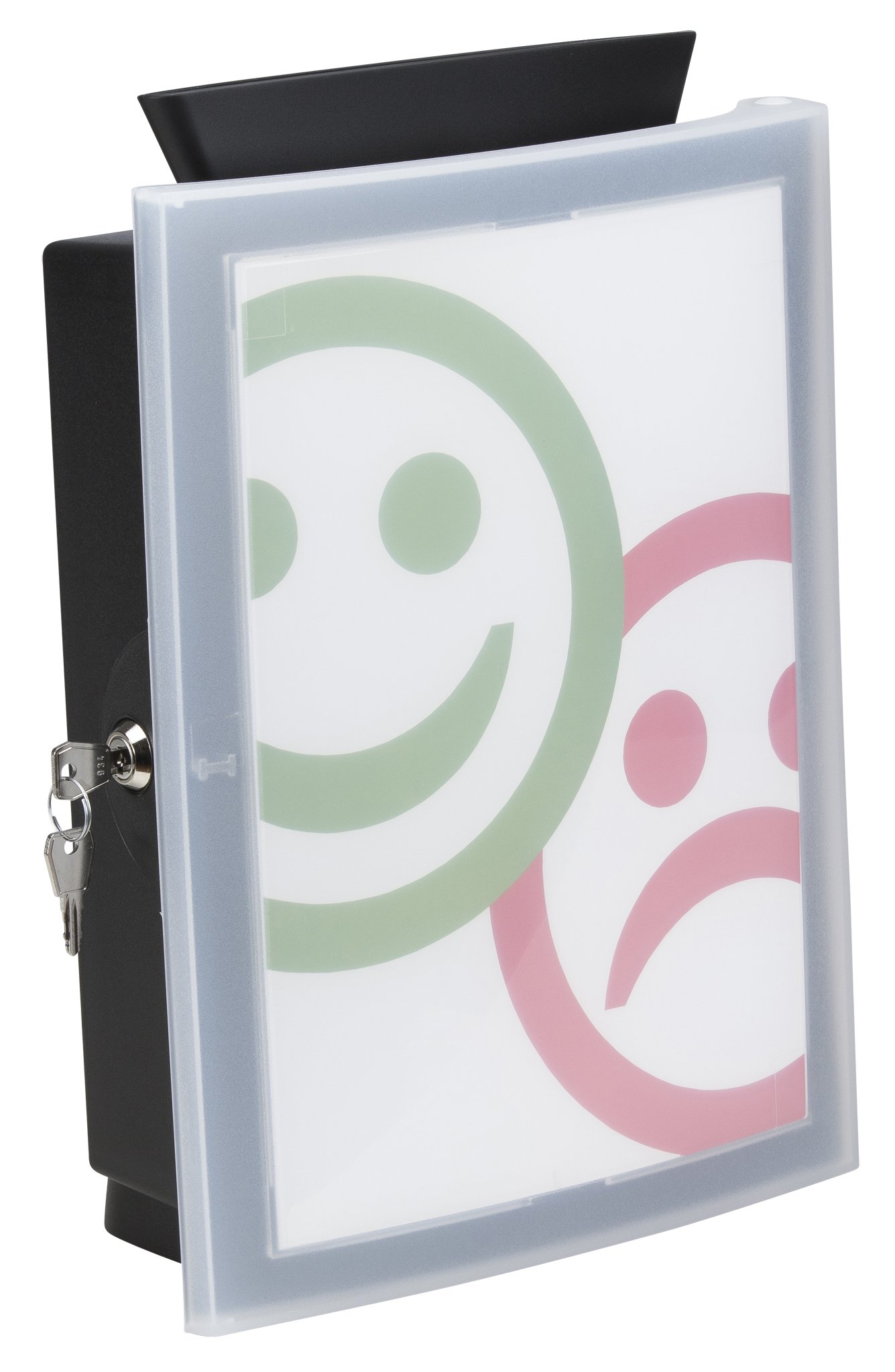 HAN IMAGE'IN 4102-12 Collector Box with Transparent Lockable Door and