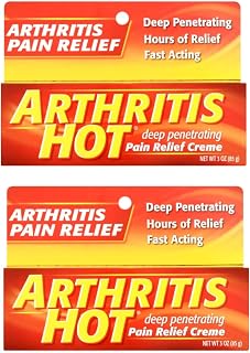 Arthritis Hot Pain Relief Creme 3 oz (Pack of 2)