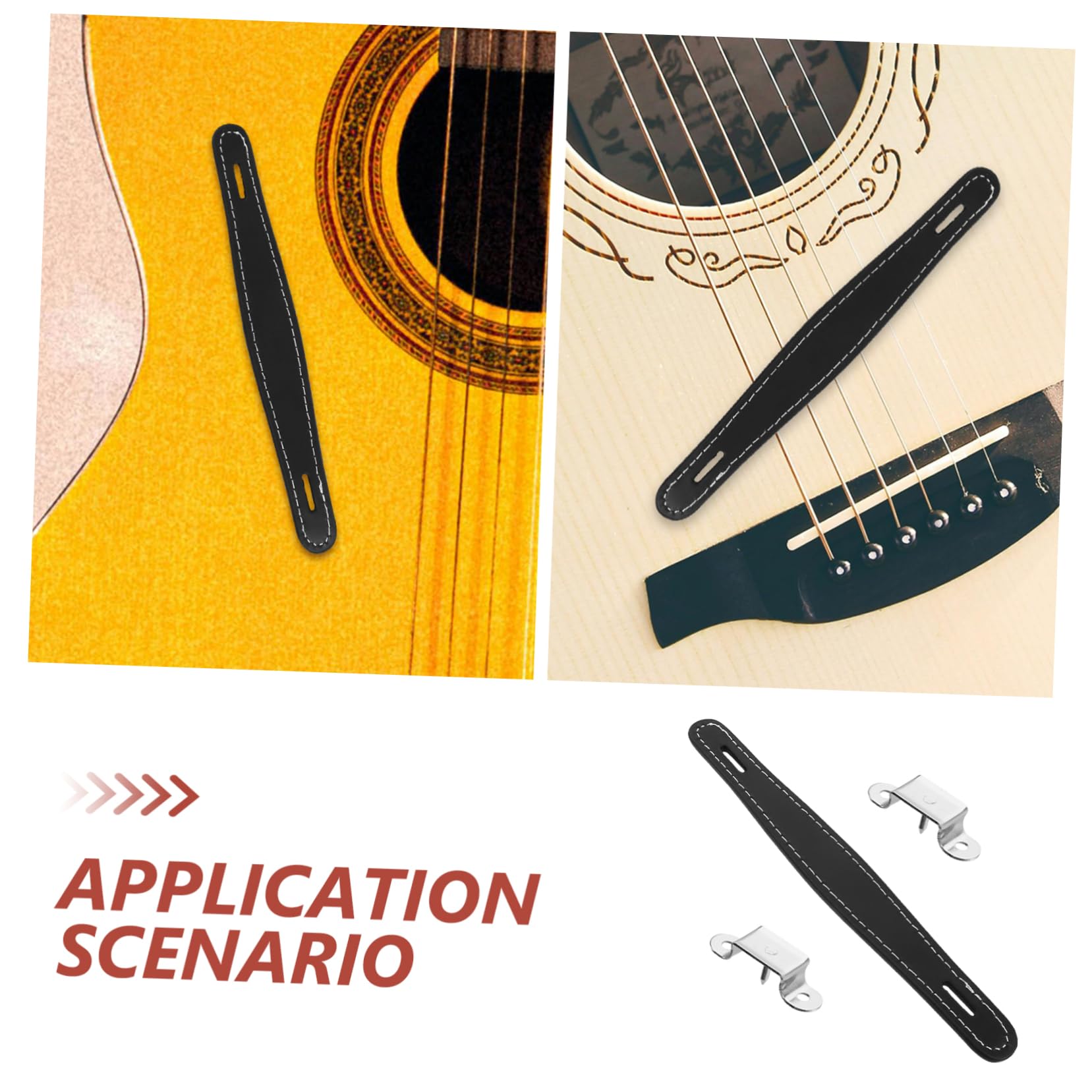 HEMOTON Speaker Strap Handles Replaceable Cabinet Pulls Leather Guitar Amplifier Handle Knobs