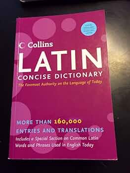 Latin dictionary、Classical dictionary Cassell's New Latin Dictionary (Thumb-indexed): Simpson