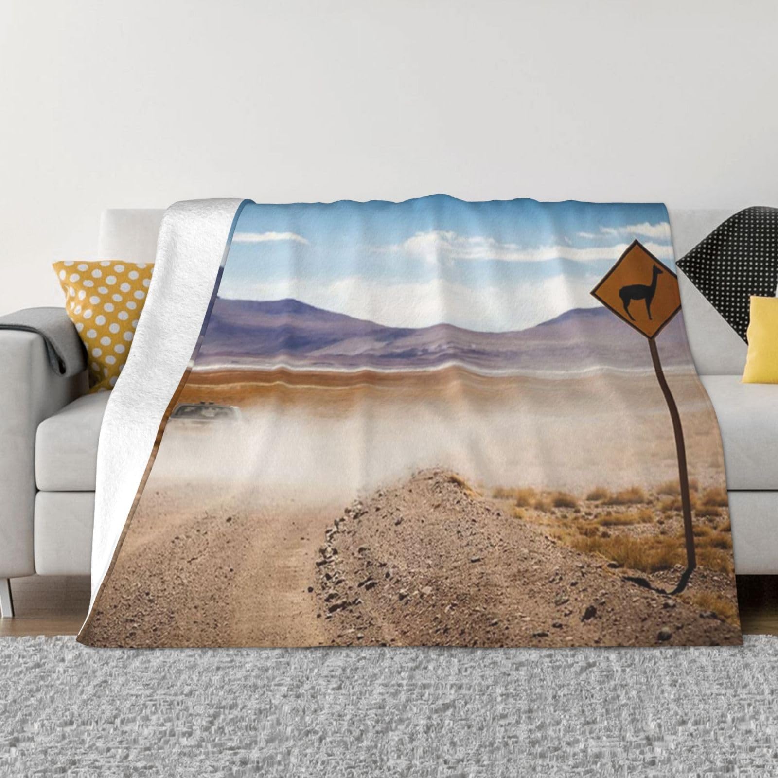 Couverture flanelle polaire pour des soirées cocooning douillettes au salon