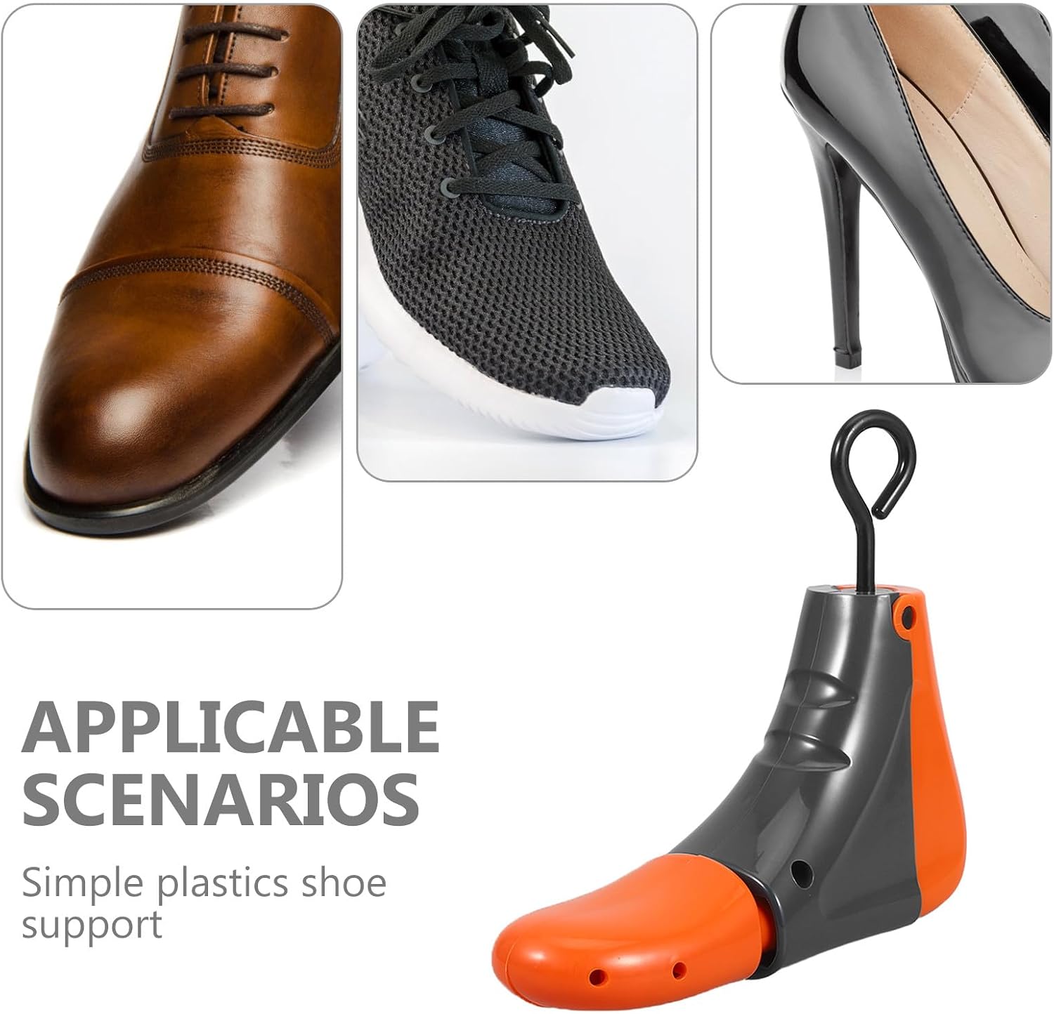 Healeved Shoe Tree Stretcher Shaper: Plastic Adjustable Length For Men Boot Holder Organizers Shoe Shape Support For Men And Women