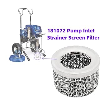 3-pk) 181072 181-072 Pump Inlet Strainer Screen Filter