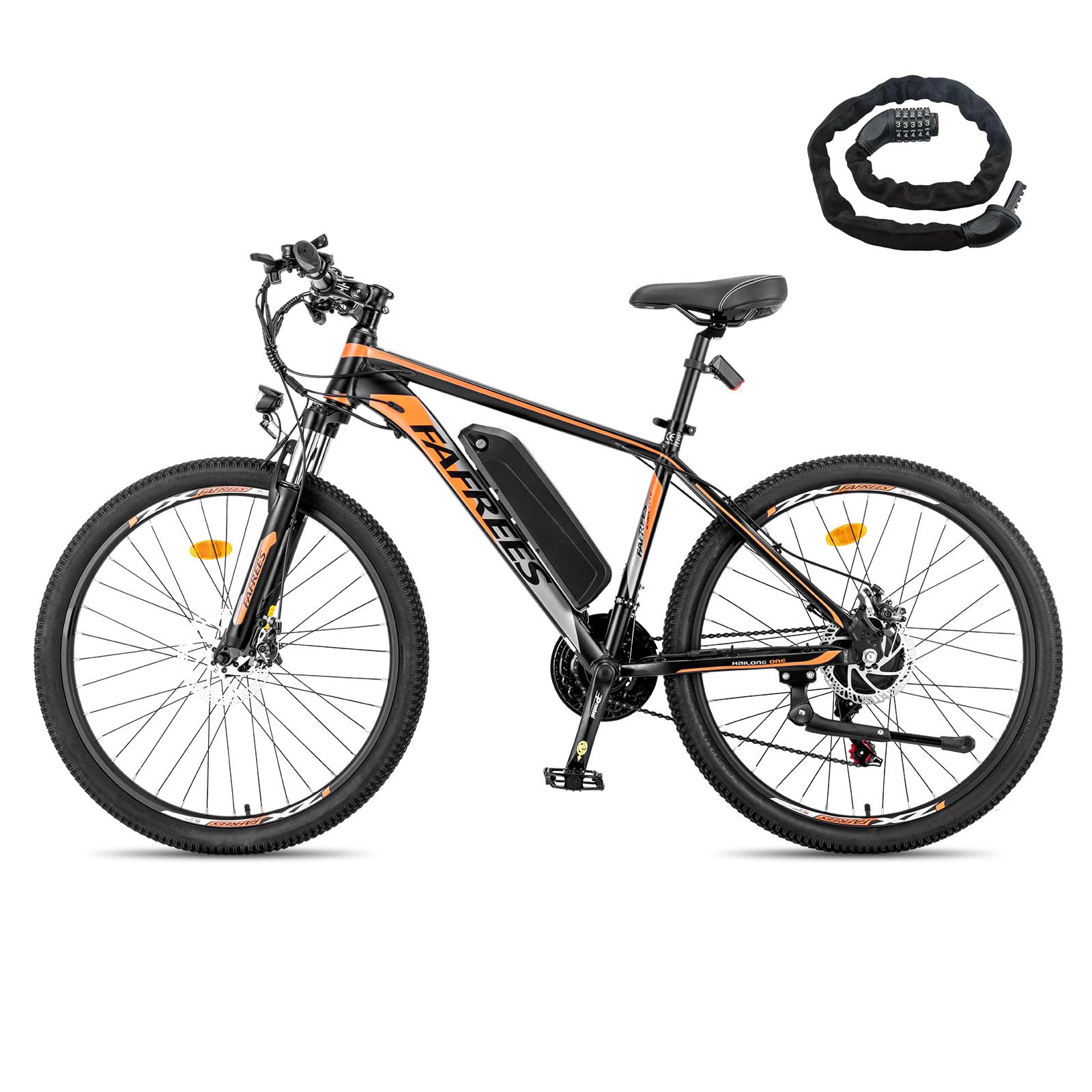 Fafrees Ufficiale | Bici Elettrica Uomo Donna 26" Bicicletta Elettrica, 36V 13Ah Ebike da Città, 21 Velocità Mountain Bike Elettrica 250W Motore, Pedalata Assistita 100KM MTB, Hailong Upgrade