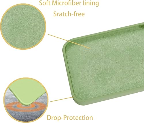 Miniatura 3 de Coqibel Funda de silicona líquida para Xiaomi Mi 11T Xiaomi Mi 11T Pro soporte de anillo de 360 y función de montaje en coche cubierta con forro de