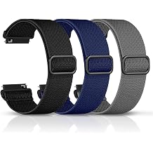 DaQin 3 Pack Nylon Bands for 16mm 18mm 20mm 22mm Quick Release Watch Band
