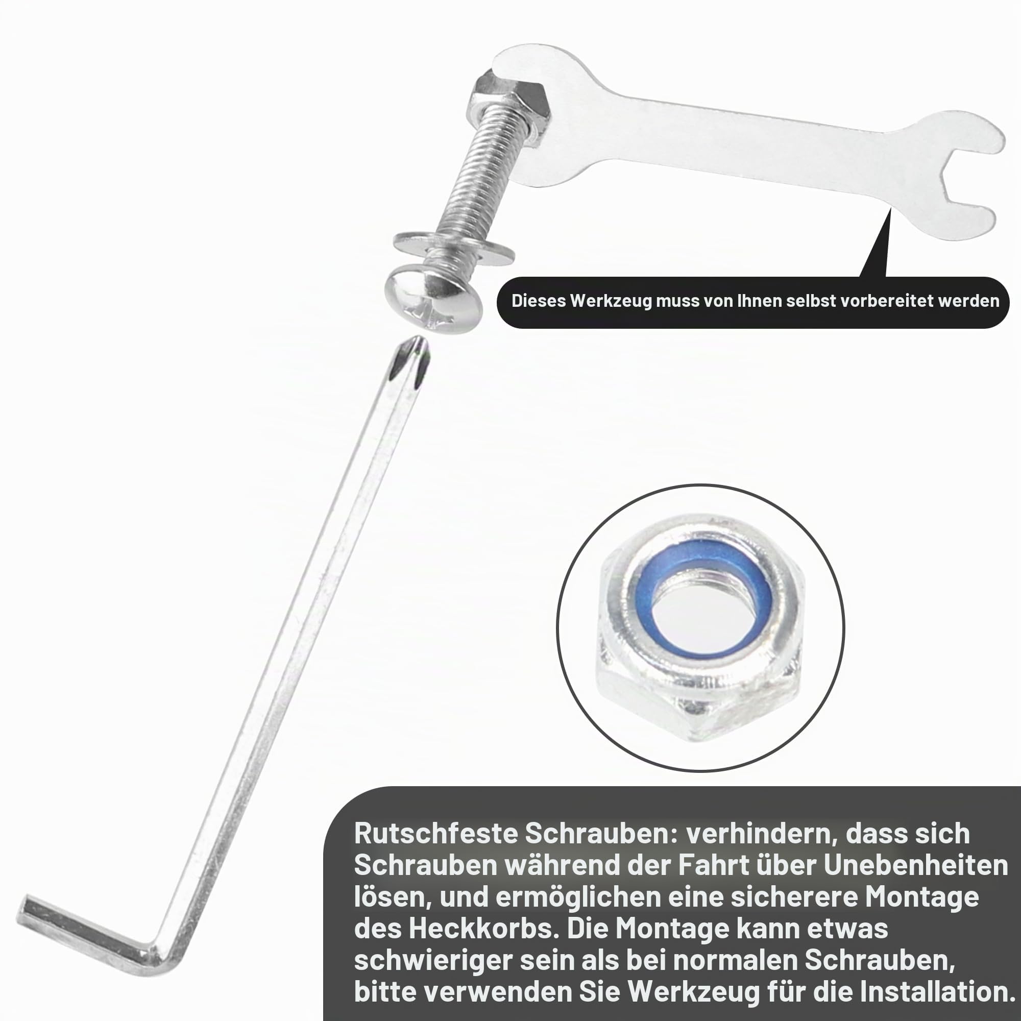 Fahrradkorb Hinten – Robuster Gepäckkorb für Fahrrad & E-Bike mit Wasserdichter Abdeckung&Ladungsnetz,Fahrradkörbe/Bike Korb