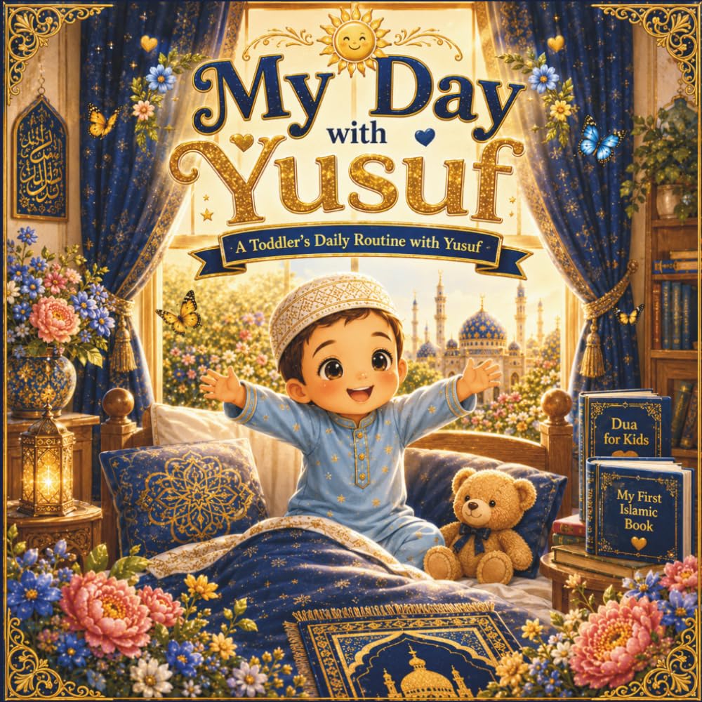 My Day with Yusuf: A Toddler's Daily Routine with Yusuf: An Islamic Daily Habits and Good Manners Storybook for Muslim Kids Ages 2–5