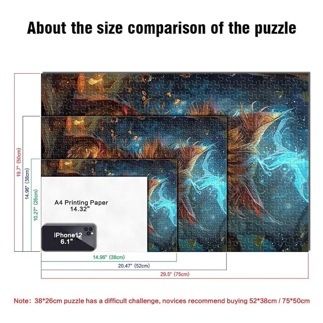 Foto 5 de 6 de Puzzle de 1000 Piezas para Adultos Gato Sabio Ayuda al Cerebro a ejercitar Juguetes adictivos para Cultivar…