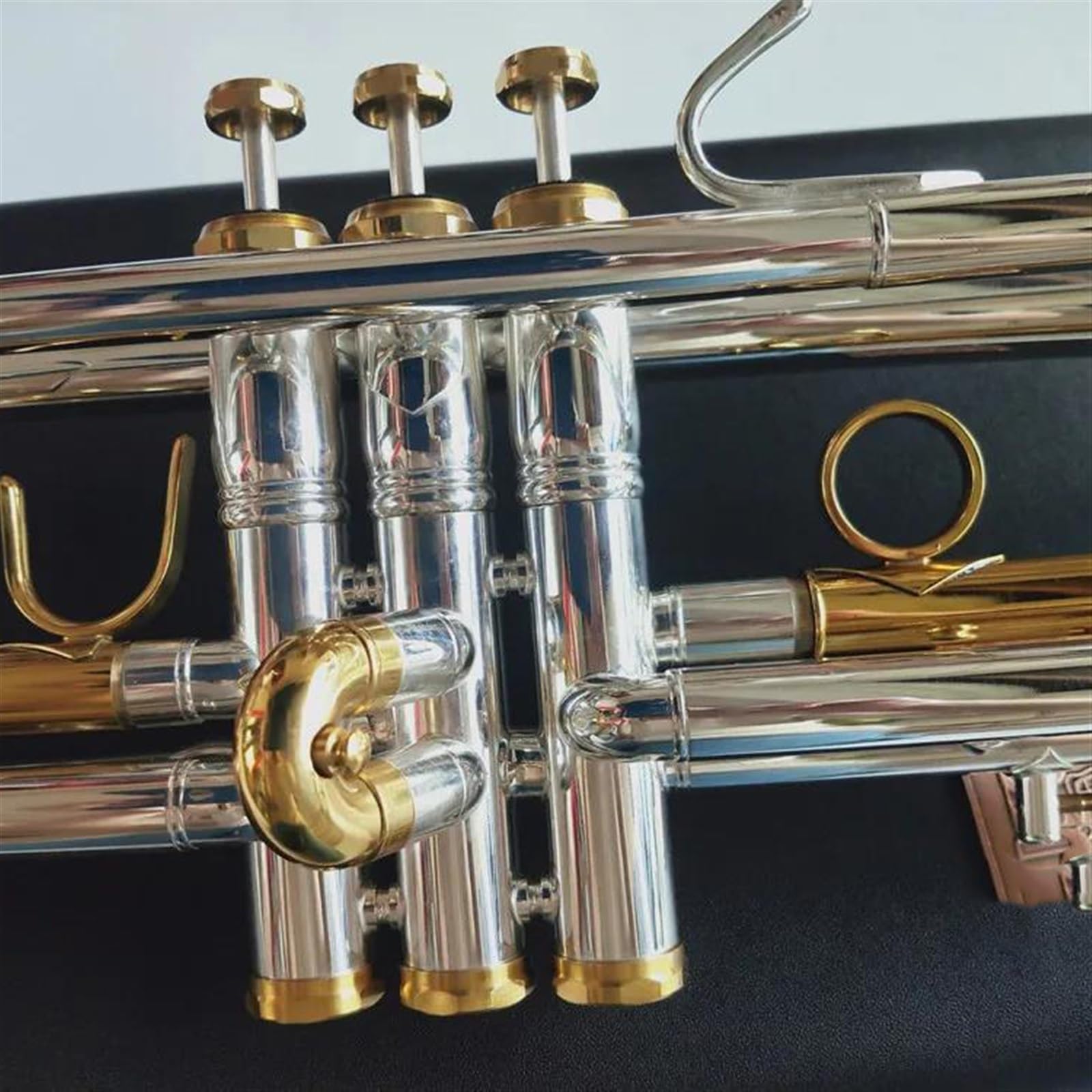 Tromba Per Principianti Tromba Doppio Si Bemolle Placcato Argento Tromba Professionale Strumenti Musicali Ottone