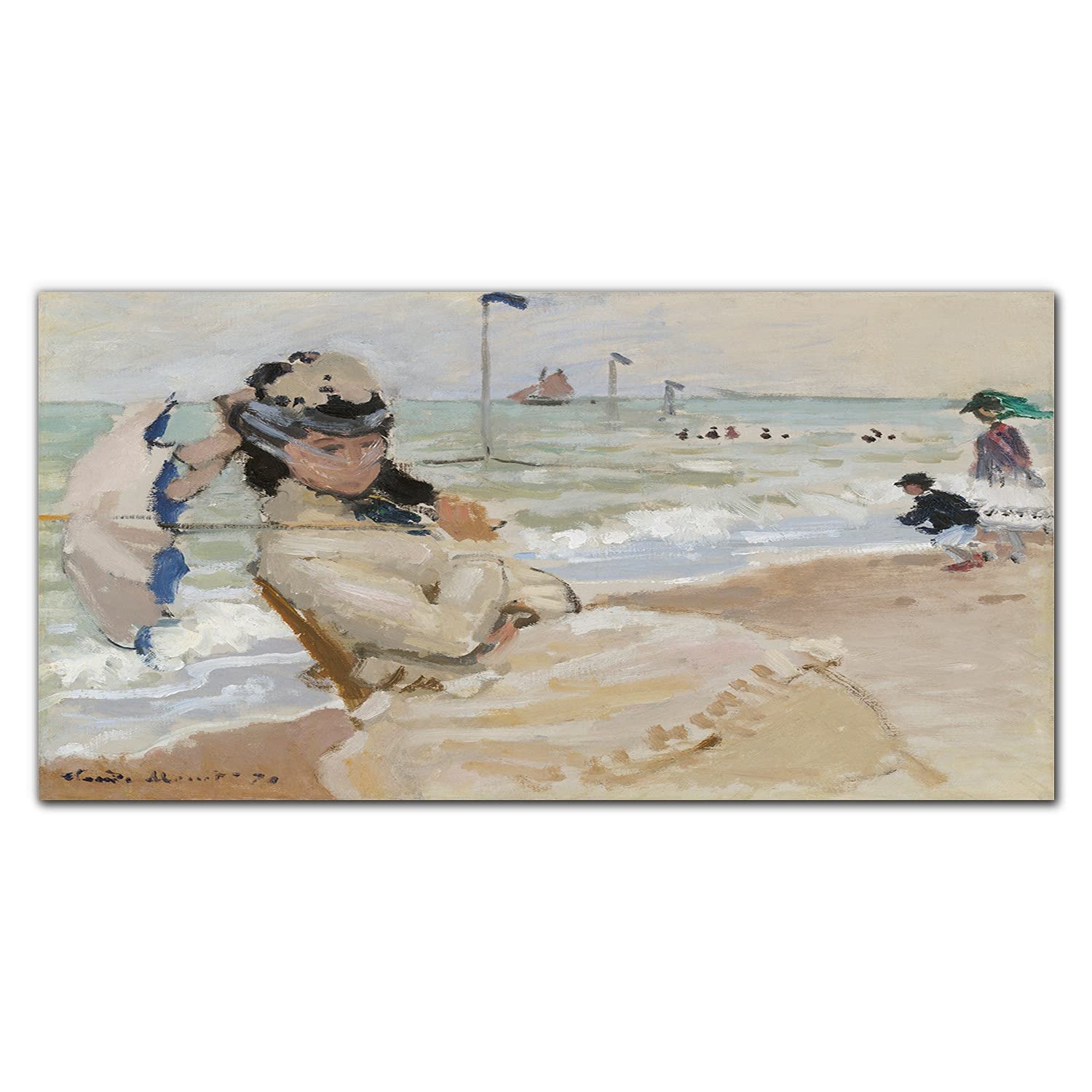 Dosseret en verre trempé 100x50cm pour une cuisine lumineuse style bord de mer