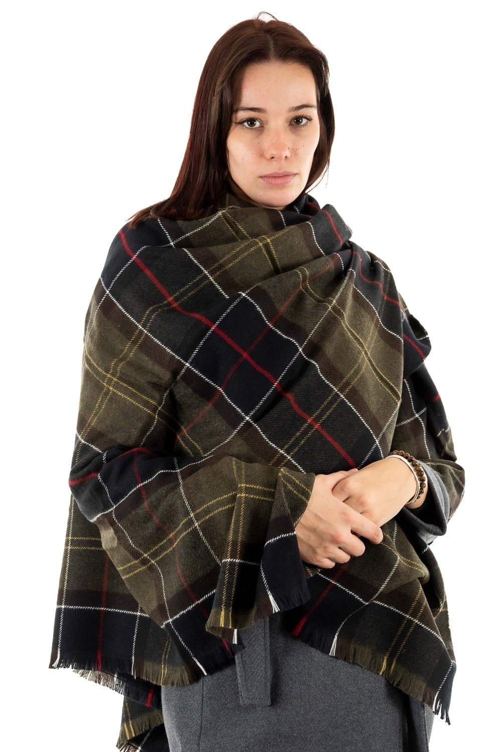 Barbour Mantella Donna Staffin Tartan Serape LSC0184TN11 Classic Tartan