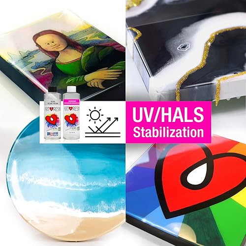 Miniatura 7 de ArtResin - Resina epoxi - Transparente - No tóxica - 16 oz (8 oz de resina + 8 oz de endurecedor) (474 ml)