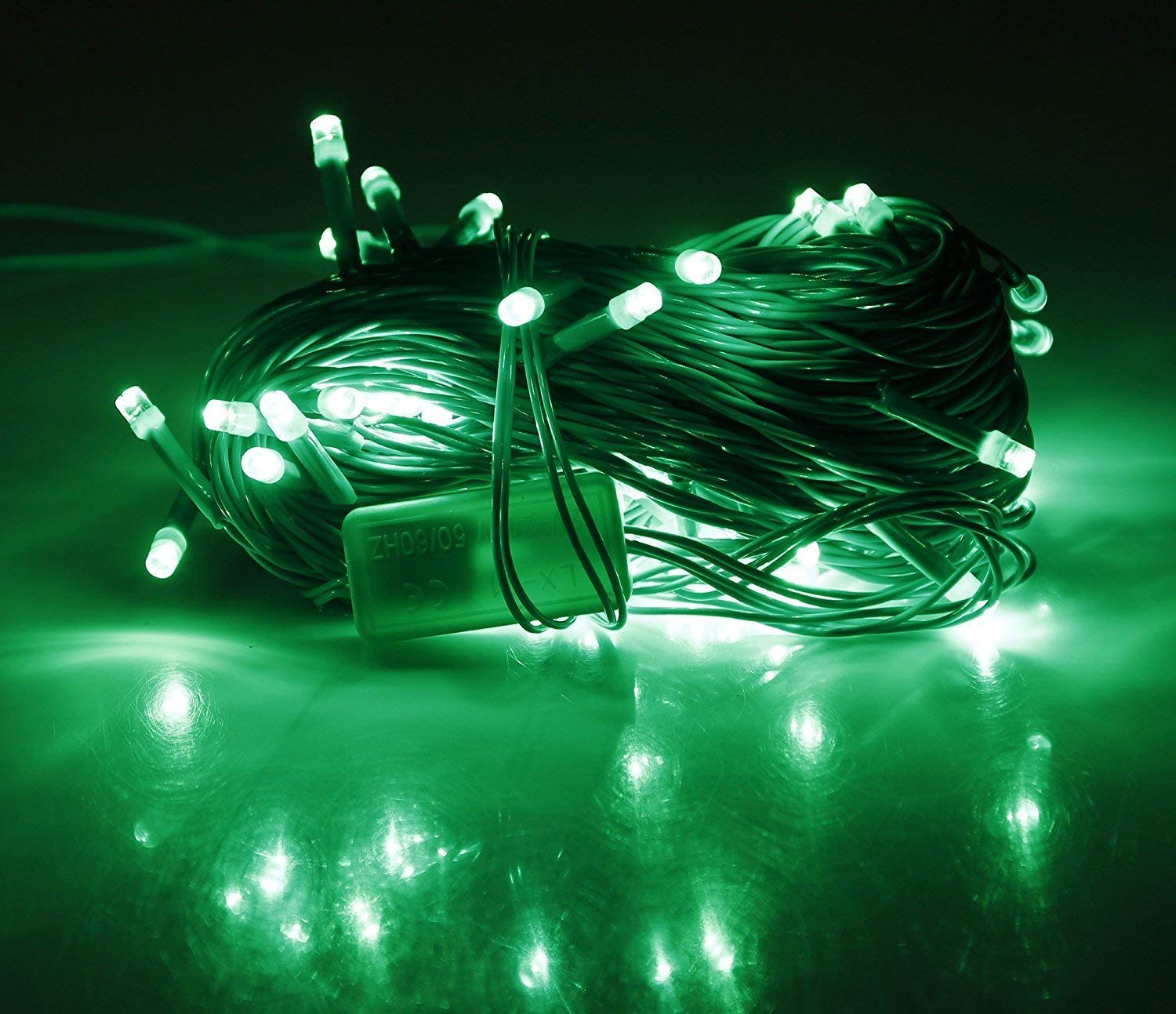 ascension Plastic 40 feet 12 Meter 42 LED Bulb String Fairy Lights Green for Indoor & Outdoor Decorations String Lights for DIY,Diwali, Party, Home Decor, Christmas Lights for Festival Decoration