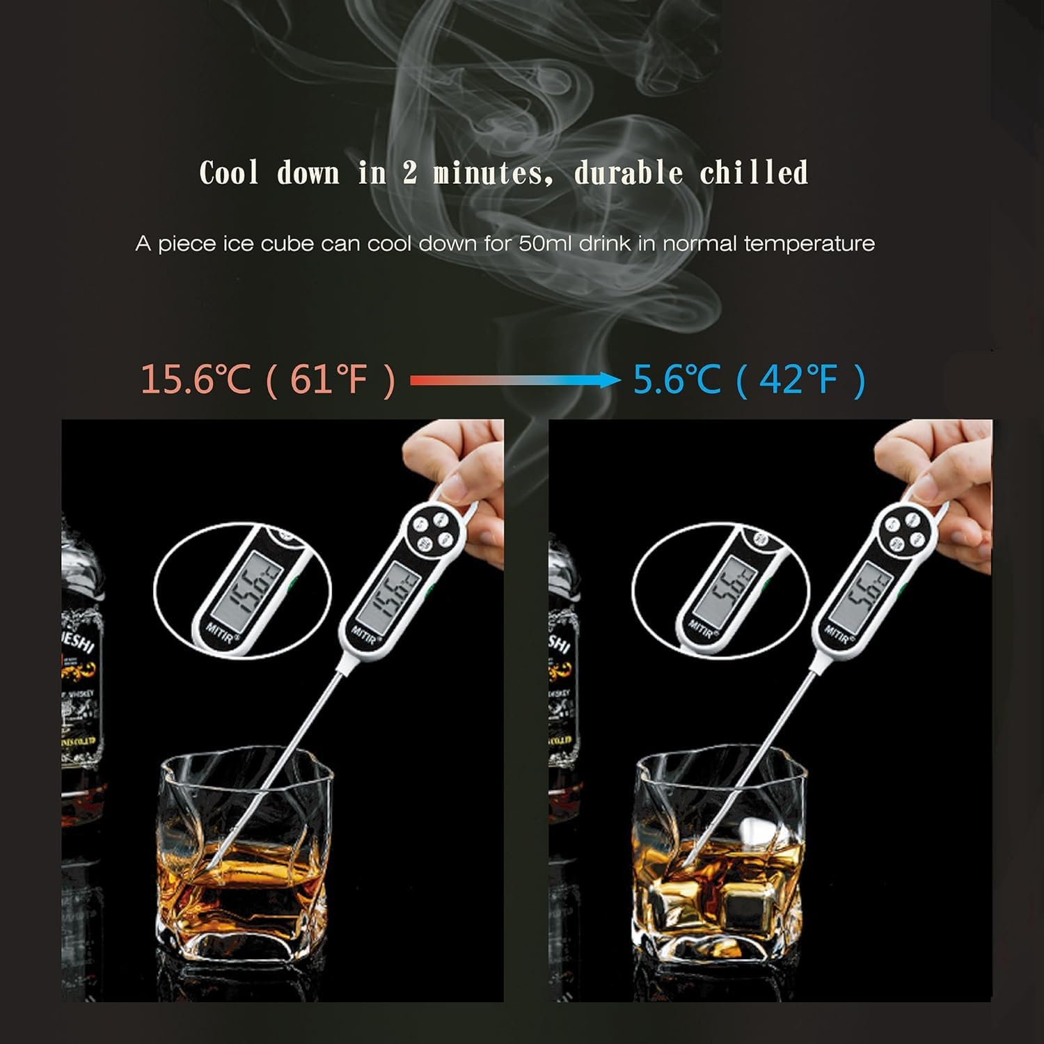 24 Stück Eiswürfel Aus Edelstahl Wiederverwendbare, Geschenke für Männer, Whisky Steine Ice Cube Set - Whiskysteine, Eiswürfel Für Whisky, Wein Kühlsteine (24 Stück)