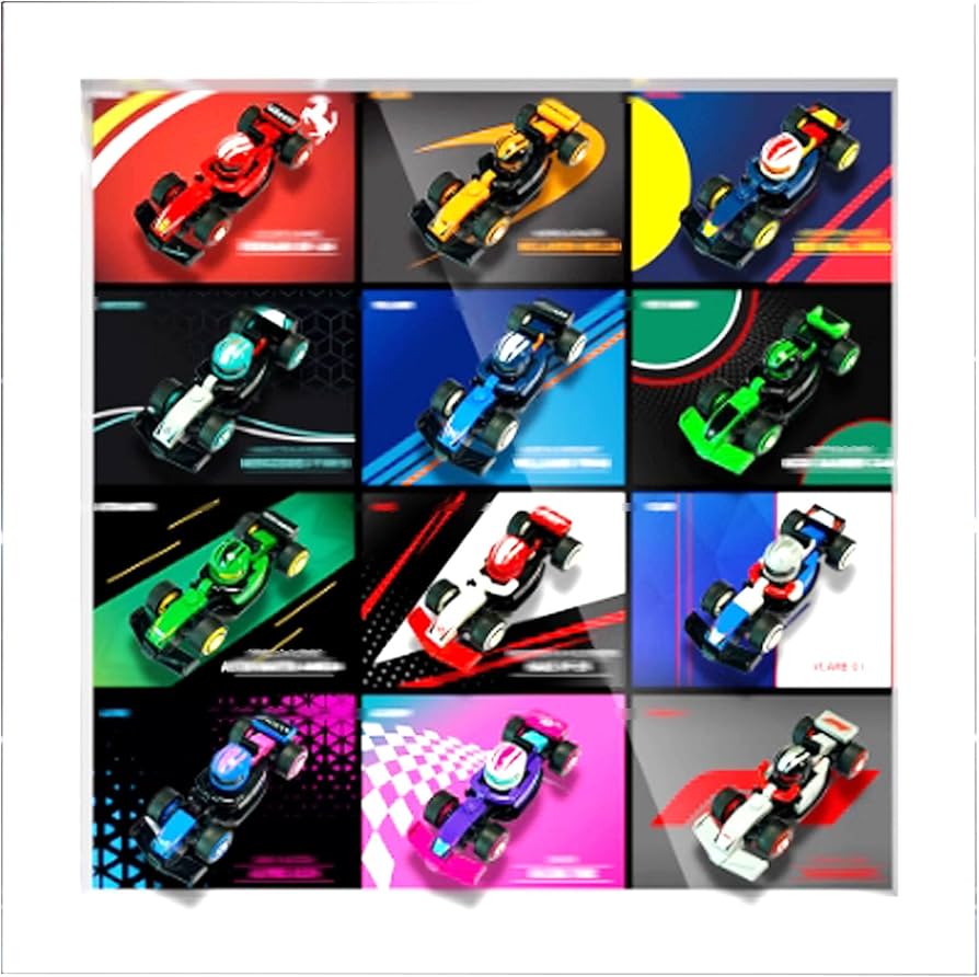 Amazon.com: Acrylic Photo Frame for Lego 71049 F1 Racing Cars Wall
