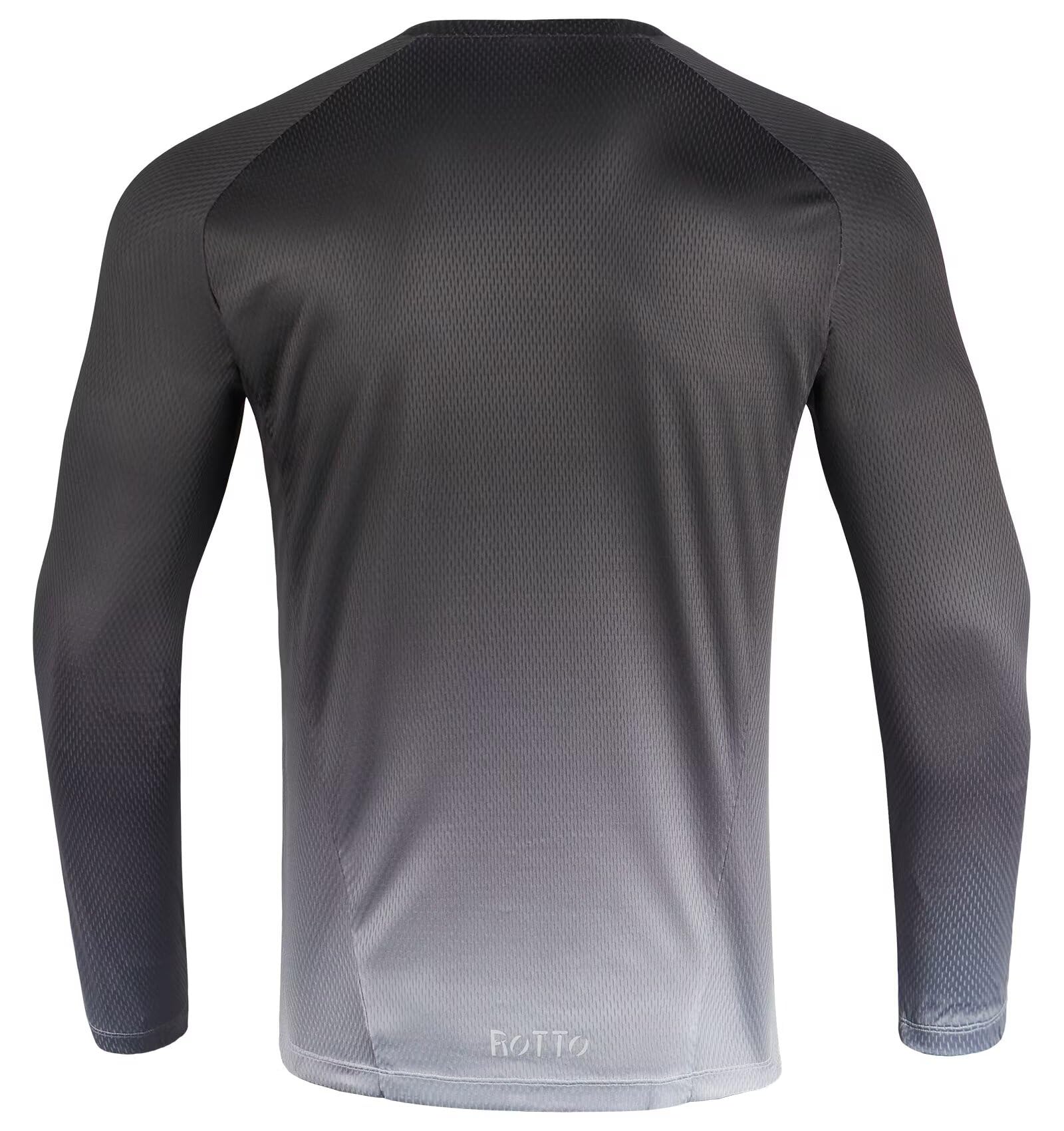 ROTTO Maillot de VTT à Manches Longues pour Homme, Chemise MTB, BMX, Descente, évacuation de l'humidité, séchage Rapide