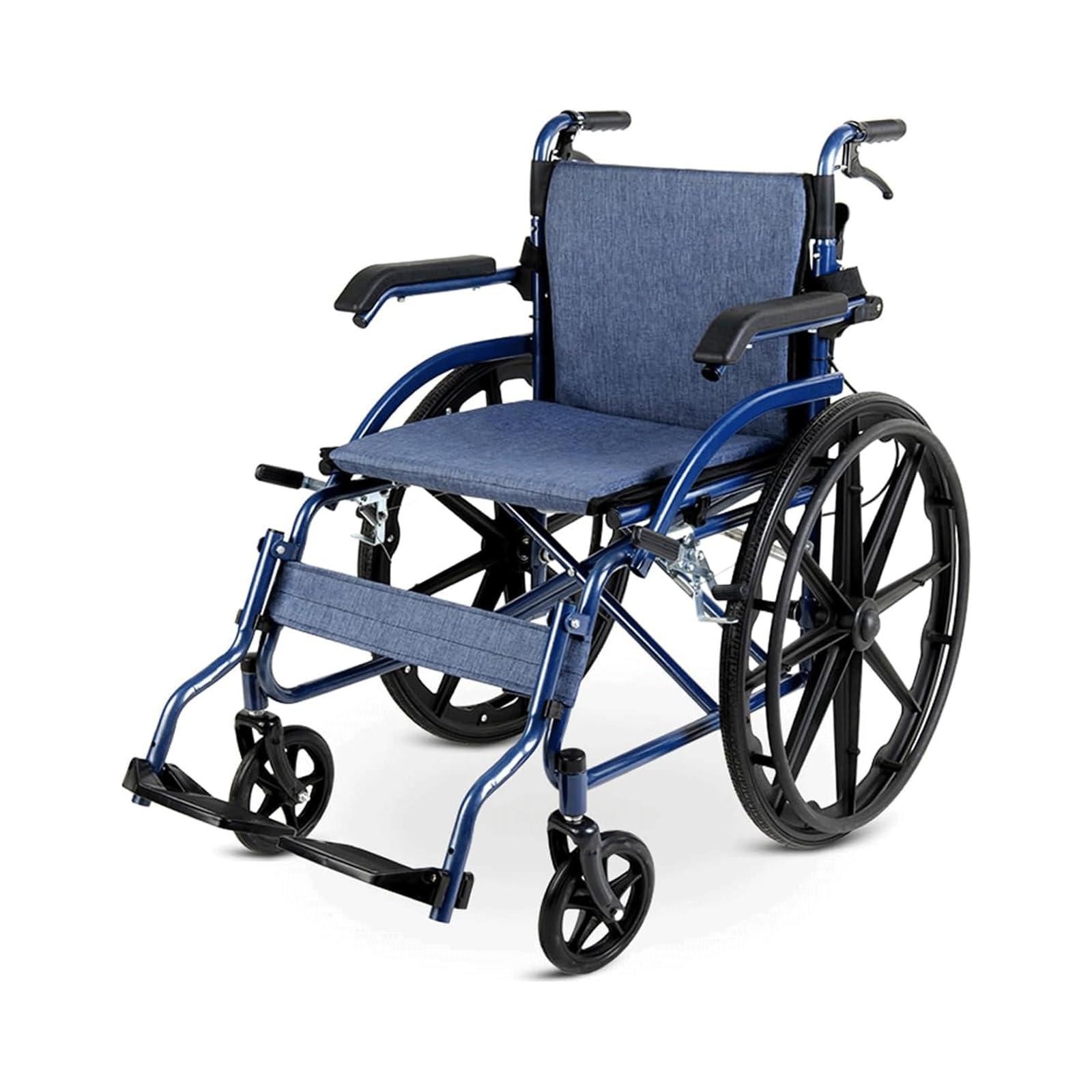 Wózek inwalidzki Rolstoel All Terrain Transportrolstoelen Hoge prestaties Lichtgewicht rolstoel Handmatige transportstoel Sportrolstoel wygodne