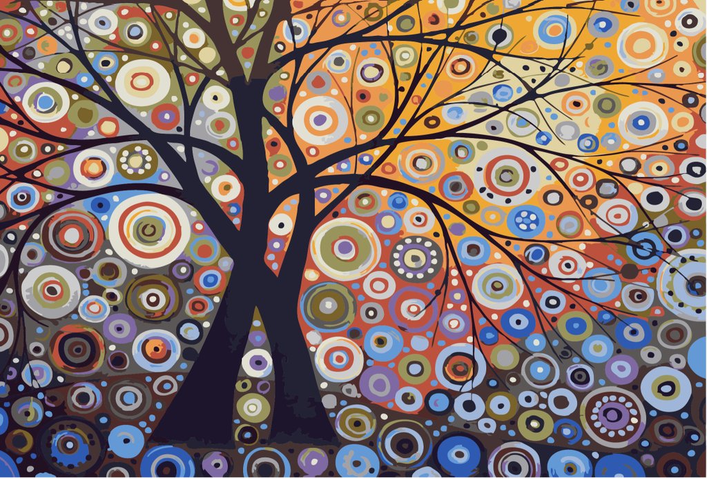 YEESAM ART Pittura Ad Olio Con Numeri Per Adulti E Bambini - Kit 40x50 Cm Con Pennelli, Tela Prestampata E Colori Acrilici (Fiori Selvatici, Senza Cornice)