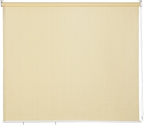 Miniatura 8 de PHI VILLA - Persianas enrollables para patio y exteriores, 6 pies de ancho x 6 pies de alto, persiana para porche, color trigo