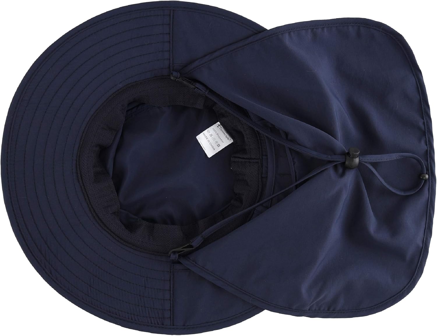 Connectyle Kids Flap Sun Hat with UPF 50+ Wide Brim Beach Hat Fishing Hiking Hat - Image 4