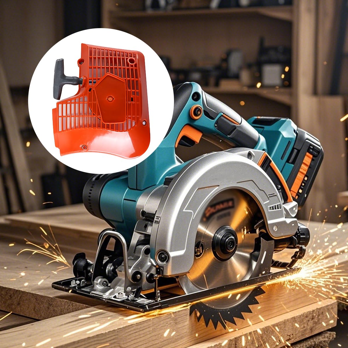 Ensemble de démarreur à rappel K770 de remplacement pour scie à béton K750 K760 K760 II 584886804 506385613 Outil de démarrage de moteur durable